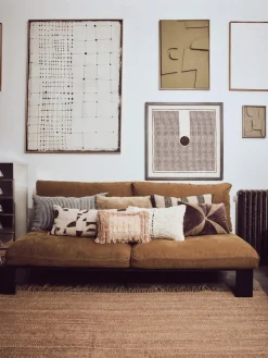 HKLIVING Alfombra de cáñamo Outlander