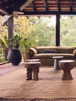 HKLIVING Alfombra de cáñamo Outlander