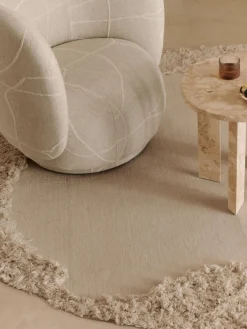 Ferm Living Alfombra de exterior artesanal Norte