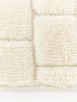 Westwing Collection Alfombra de lana artesanal texturizada Adley