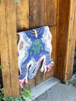 Bongusta Alfombra de lana artesanal Dragon