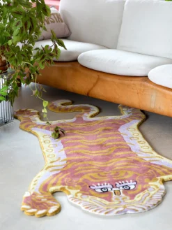 Bongusta Alfombra de lana artesanal Tigress