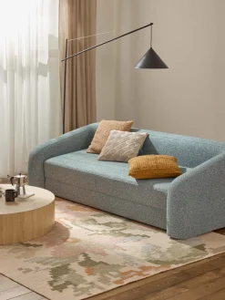 Westwing Collection Alfombra de lana con estampado floral Rosha