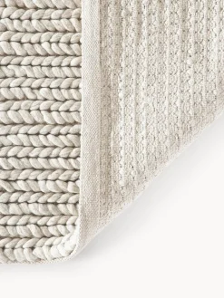 Westwing Collection Alfombra de lana trenzada Bruna