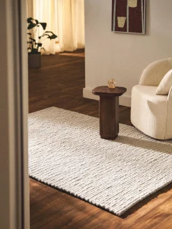 Westwing Collection Alfombra de lana trenzada Bruna