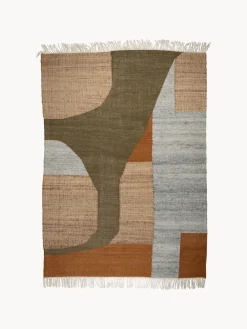 Dutchbone Alfombra de lana y algodón hecha a mano Pavilion