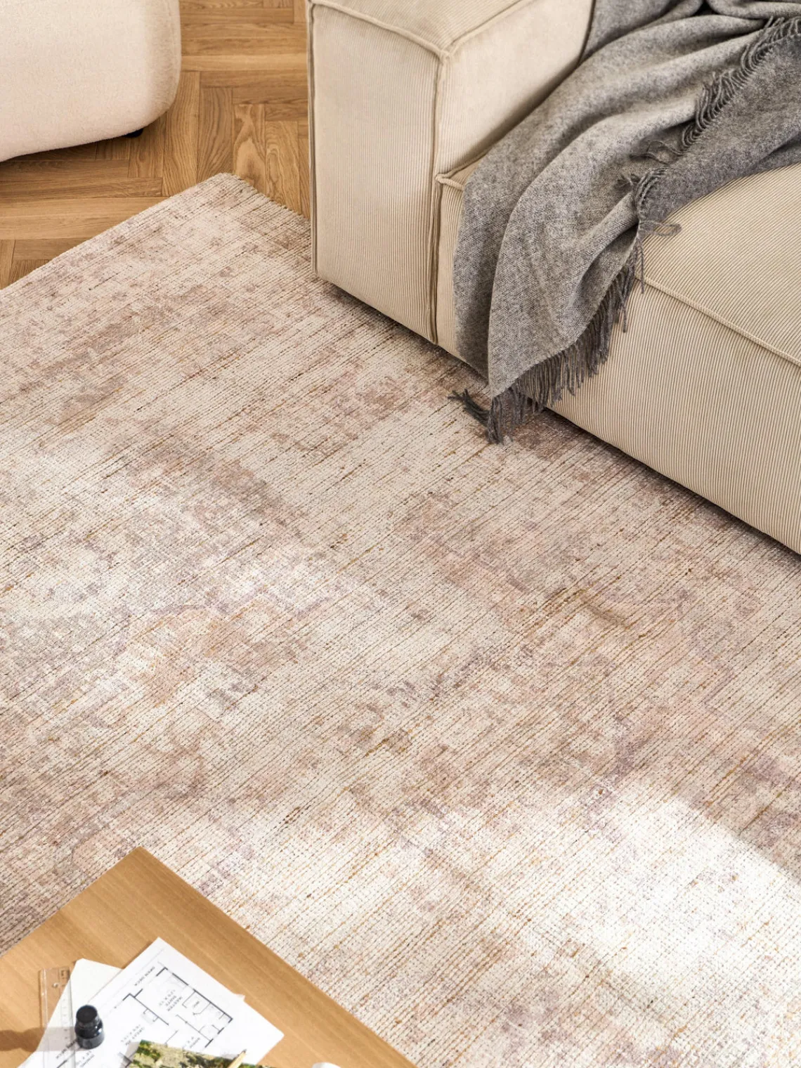 Westwing Collection Alfombra de pelo corto Alisha