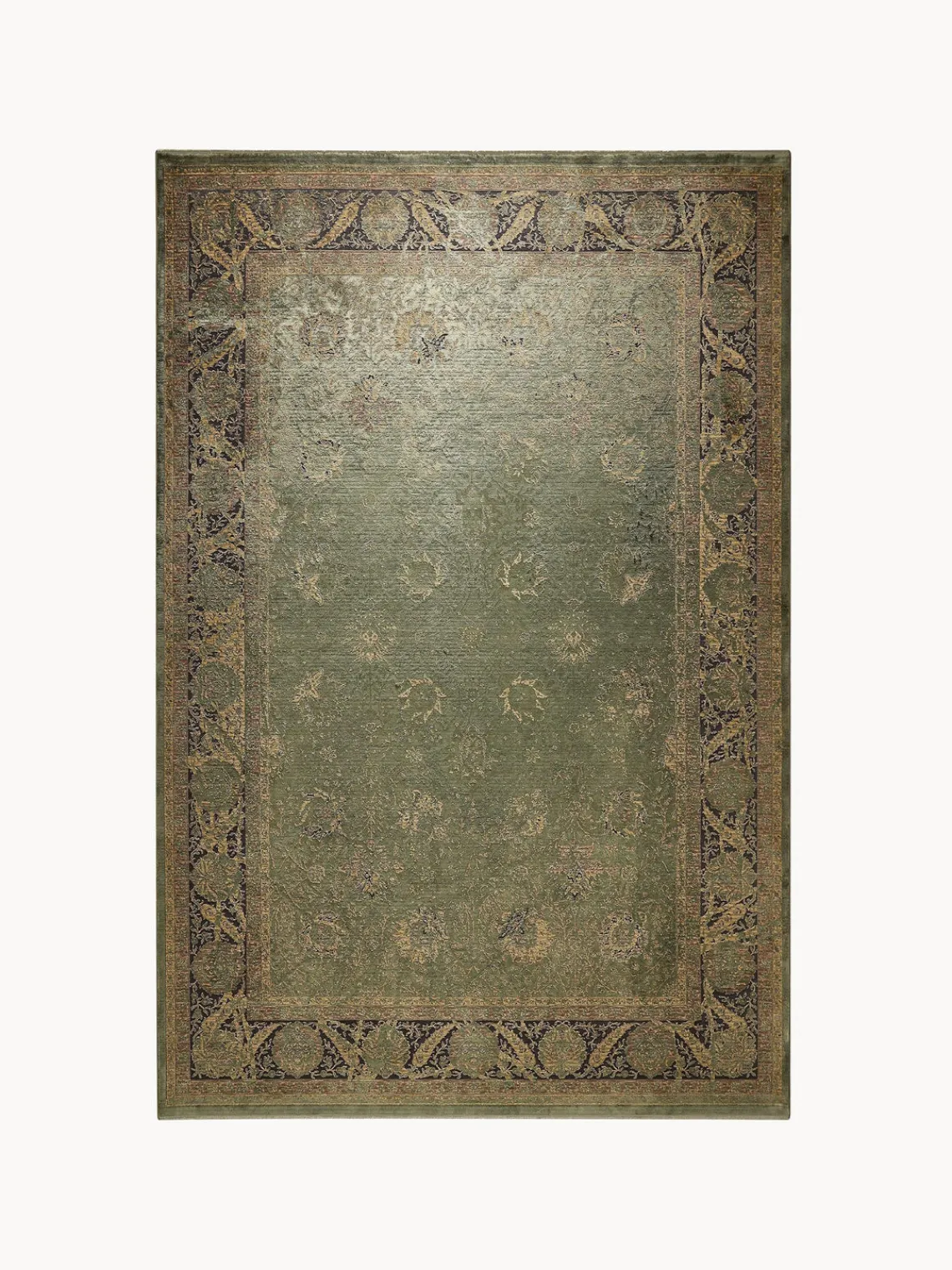 benuta Alfombra de pelo corto con motivos ornamentales Medea^ Rectangular|Alfombras Rectangulares