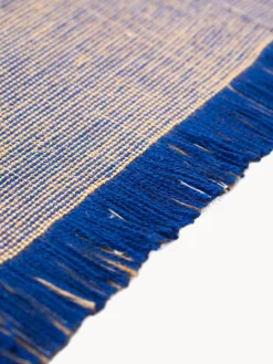 Louis de Poortere Alfombra de pelo corto con flecos diseño Folkform Monochrome