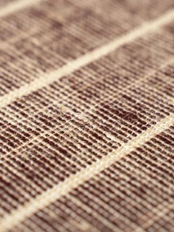 Louis de Poortere Alfombra de pelo corto con flecos diseño Folkform Monochrome^ Rectangular|Alfombras Rectangulares