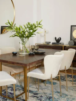 Nourison Alfombra de pelo corto de diseño Celestial