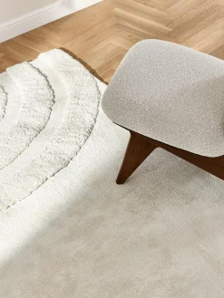 Westwing Collection Alfombra de pelo largo texturizada Rubbie