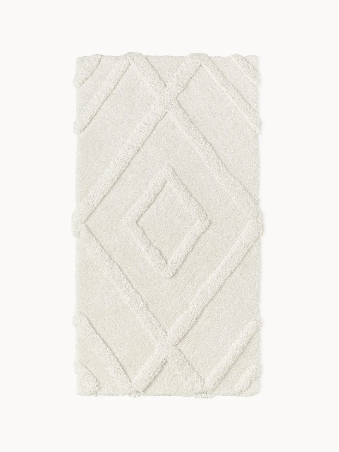 Westwing Collection Alfombra de pelo largo texturizada Magda