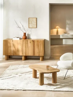 Westwing Collection Alfombra de pelo largo texturizada Magda