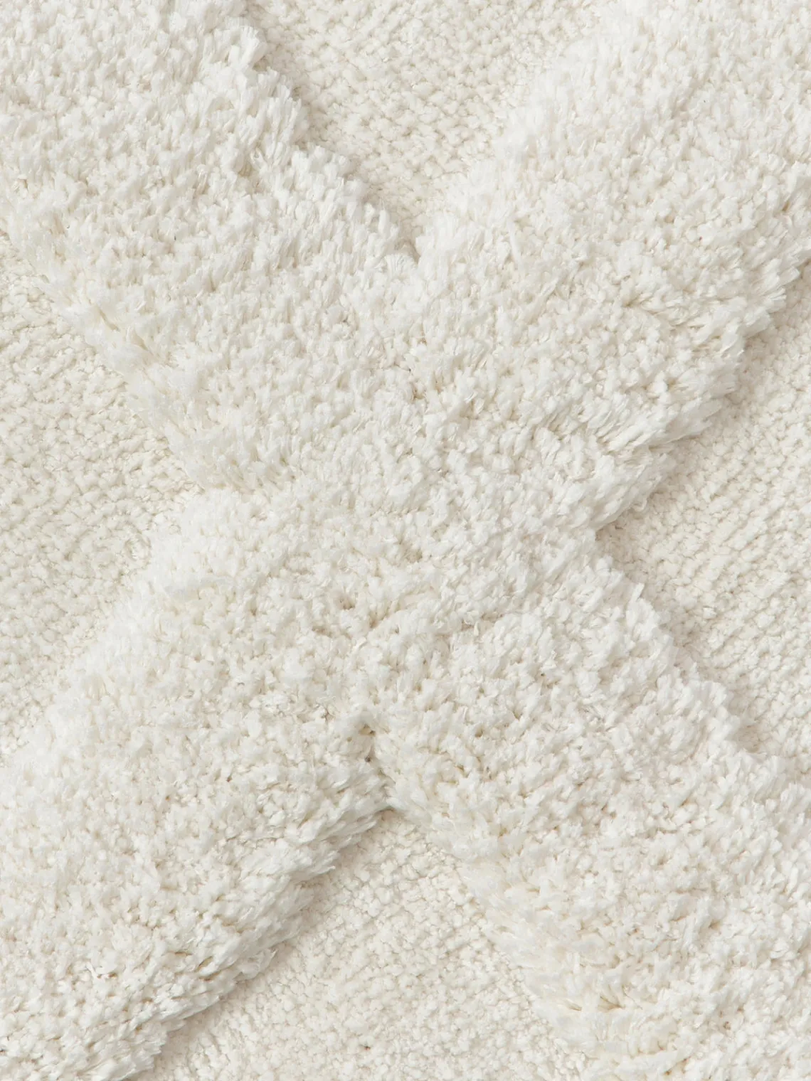 Westwing Collection Alfombra de pelo largo texturizada Magda