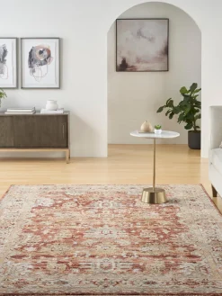 Rama Carpets Alfombra estampada de pelo corto Sahar