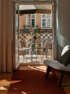 Westwing Collection Alfombra exterior artesanal con estampado geométrico Rune^ Alfombras De Exterior|Alfombras De Exterior