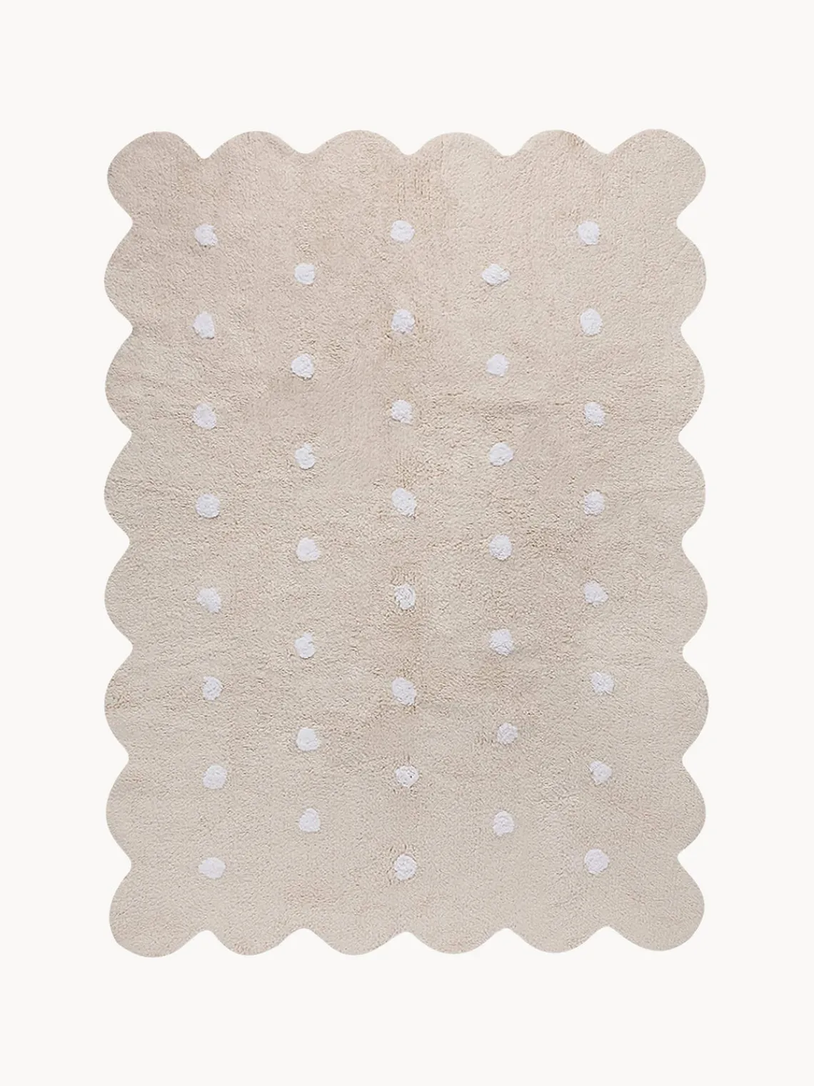 Niños Lorena Canals Alfombra infantil artesanal Biscuit, lavable