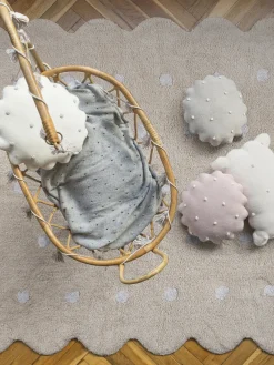 Niños Lorena Canals Alfombra infantil artesanal Biscuit, lavable