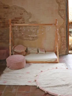 Niños Lorena Canals Alfombra infantil artesanal Hippy Dots, lavable