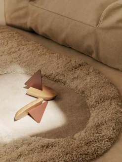 Niños Ferm Living Kids Alfombra infantil artesanal de lana Kove