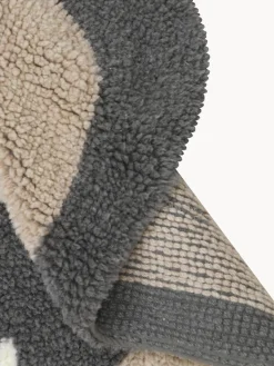 Lorena Canals Alfombra infantil de lana artesanal BatBoy, lavable^Niños Alfombras Infantiles|Habitación Infantil