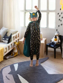 Lorena Canals Alfombra infantil de lana artesanal BatBoy, lavable^Niños Alfombras Infantiles|Habitación Infantil