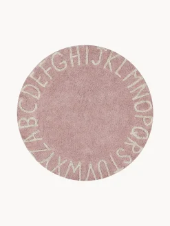 Niños Lorena Canals Alfombra infantil redonda con letras de diseño ABC