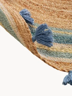 benuta Alfombra infantil redonda artesanal de yute Lovis^Niños Decoración Infantil|Alfombras Infantiles