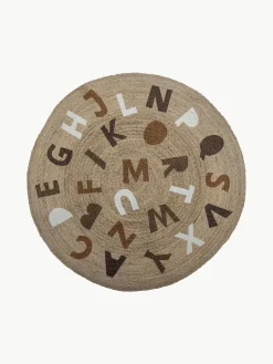 Niños Bloomingville Mini Alfombra infantil redonda de yute Dinne