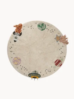 Niños Lorena Canals Alfombra infantil redonda lavable Interstellar Journey