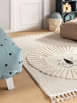benuta Alfombra infantil texturizada con borlas Momo^Niños Decoración Infantil|Alfombras Infantiles
