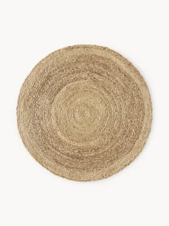 Westwing Collection Alfombra redonda artesanal de yute Sharmila