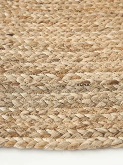 Westwing Collection Alfombra redonda artesanal de yute Sharmila
