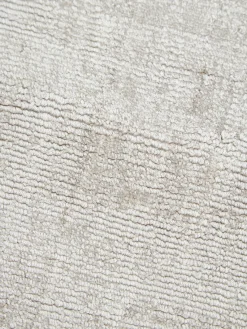 Westwing Collection Alfombra redonda artesanal de viscosa Jane