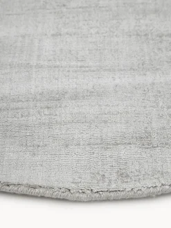 Westwing Collection Alfombra redonda artesanal de viscosa Jane^ Redonda|Alfombras Rectangulares