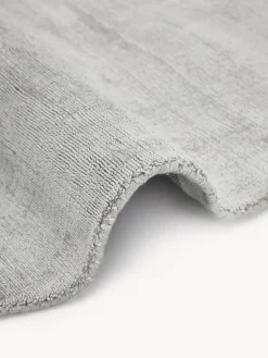 Westwing Collection Alfombra redonda artesanal de viscosa Jane^ Redonda|Alfombras Rectangulares