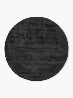 Westwing Collection Alfombra redonda artesanal de viscosa Jane^ Redonda|Alfombras Rectangulares