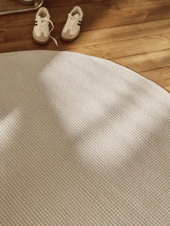 Westwing Collection Alfombra redonda artesanal de lana Amaro