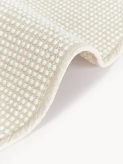 Westwing Collection Alfombra redonda artesanal de lana Amaro