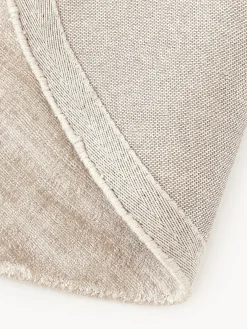 Westwing Collection Alfombra redonda artesanal de viscosa Jane^ Redonda|Alfombras Rectangulares