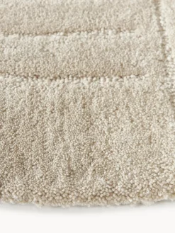 Westwing Collection Alfombra redonda artesanal de lana Mason^ Redonda|Alfombras Rectangulares