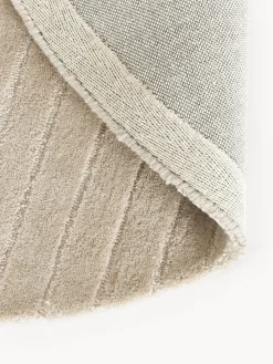 Westwing Collection Alfombra redonda artesanal de lana Mason^ Redonda|Alfombras Rectangulares