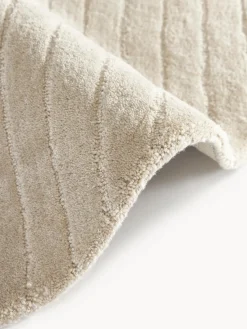 Westwing Collection Alfombra redonda artesanal de lana Mason^ Redonda|Alfombras Rectangulares