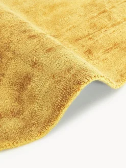 Westwing Collection Alfombra redonda artesanal de viscosa Jane^ Redonda|Alfombras Rectangulares