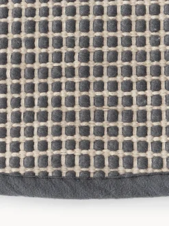 Westwing Collection Alfombra redonda artesanal de lana Amaro