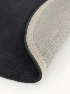 Westwing Collection Alfombra redonda artesanal de lana Zayne