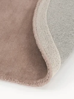 Westwing Collection Alfombra redonda artesanal de lana Zayne