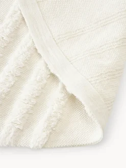 Westwing Collection Alfombra redonda de algodón texturizada Ziggy^ Redonda|Alfombras Rectangulares