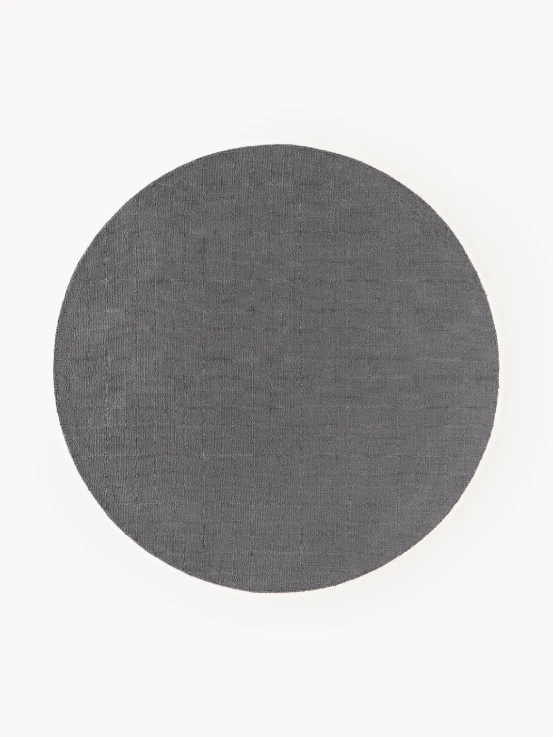 Westwing Collection Alfombra redonda de algodón artesanal Lora^ Redonda|Alfombras Rectangulares